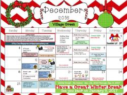 Revised December Calendar